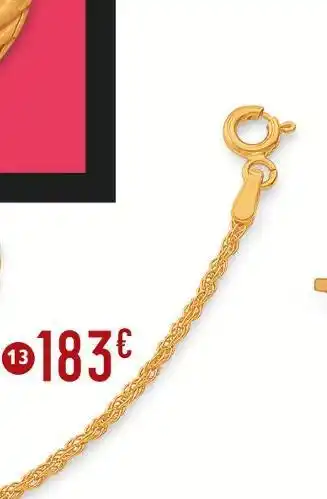 E.Leclerc Bracelet maille singapour offre