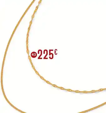 E.Leclerc Collier double chaîne offre