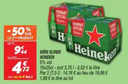 Netto Bière blonde heineken offre