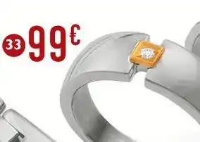E.Leclerc Bague acier et diamant offre