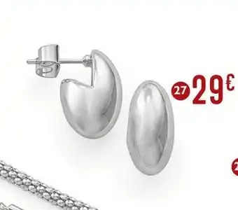 E.Leclerc Boucle en argent rhodié offre