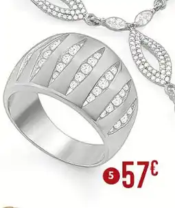 E.Leclerc Bague en argent rhodié offre