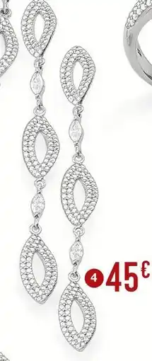 E.Leclerc Boucles en argent rhodié offre
