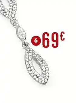 E.Leclerc Collier en argent rhodié offre