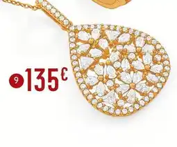 E.Leclerc Collier en argent doré offre