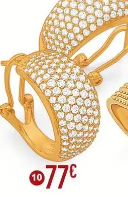 E.Leclerc Boucles en bronze plaqué offre