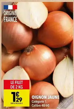Supeco Oignon jaune offre