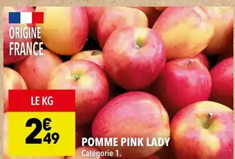 Supeco Pomme pink lady offre