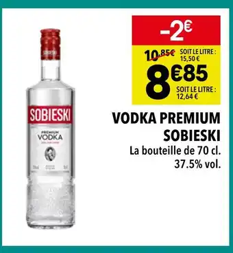Supeco Sobieski vodka premium offre