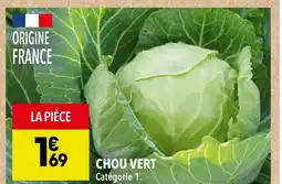 Supeco Chou vert offre