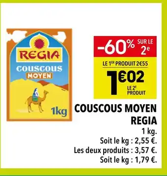 Supeco Regia couscous moyen offre