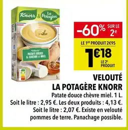 Supeco Knorr velouté la potagère offre