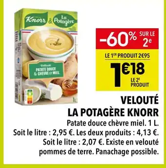 Supeco Knorr velouté la potagère offre