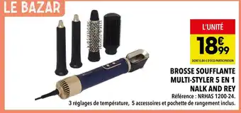 Supeco Nalk and rey brosse soufflante multi-styler 5 en 1 offre