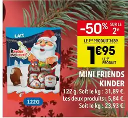 Supeco Kinder mini friends offre