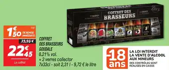 Netto Coffret des brasseurs goudale offre