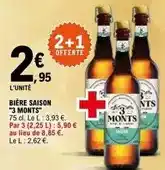 E.Leclerc 3 monts - bière saison offre