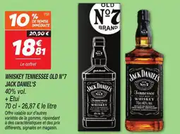 Netto Whiskey tennessee old n°7 jack daniel's offre