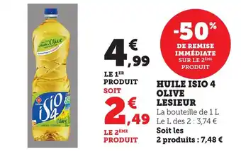Bi1 ISIO 4 Huile olive lesieur offre