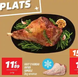 Netto Gigot d'agneau entier surgelé offre