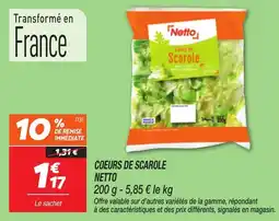 Netto Coeurs de scarole netto offre