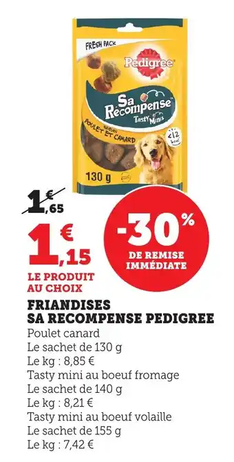 Bi1 PEDIGREE Friandises sa recompense offre