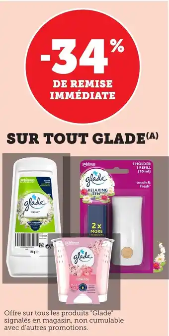 Bi1 GLADE Sur tout offre