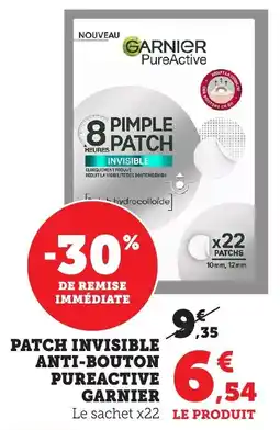 Bi1 GARNIER Patch invisible anti-bouton pureactive offre