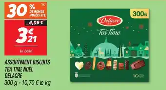 Netto Assortiment biscuits tea time noël delacre offre