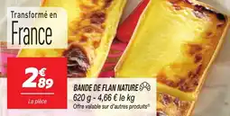 Netto Bande de flan nature offre