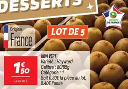 Netto Kiwi vert offre