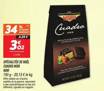 Netto Spécialités de noël cuadro noir novi offre