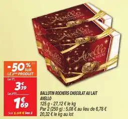 Netto Ballotin rochers chocolat au lait avello offre