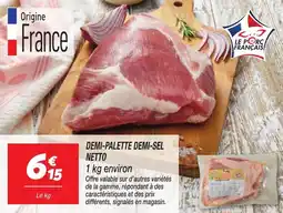 Netto Demi-palette demi-sel netto offre