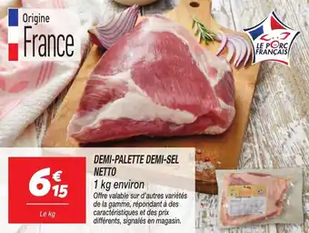 Netto Demi-palette demi-sel netto offre