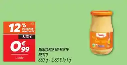 Netto Moutarde mi-forte netto offre