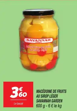 Netto Macédoine de fruits au sirop léger savannah garden offre