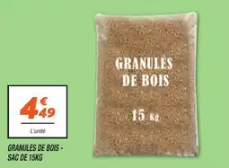 Netto Granules de bois sac de offre