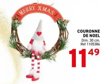 Trafic Couronne de noel offre