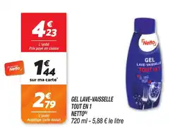 Netto Gel lave-vaisselle tout en 1 netto offre