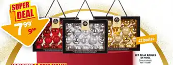 Trafic Set de 42 boules de noel offre