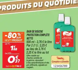 Netto Bain de bouche protection complete netto offre