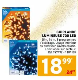 Trafic Guirlande lumineuse 700 led offre