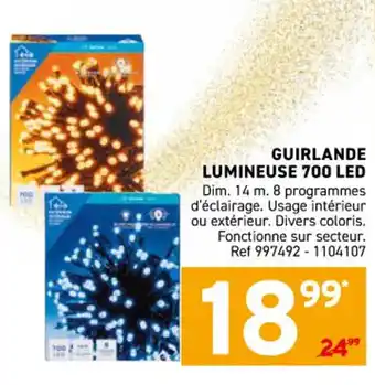 Trafic Guirlande lumineuse 700 led offre