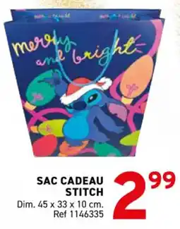 Trafic Sac cadeau stitch offre