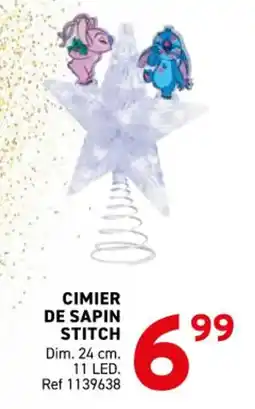 Trafic Cimier de sapin stitch offre