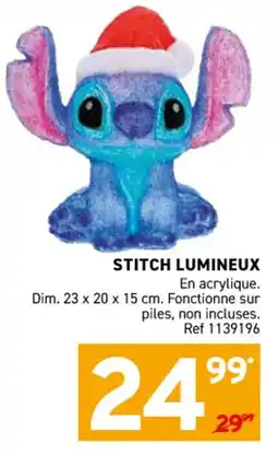 Trafic Stitch lumineux offre