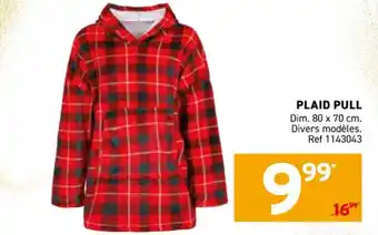 Trafic Plaid pull offre