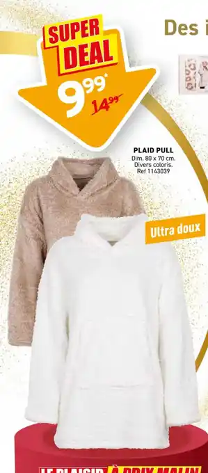 Trafic Plaid pull offre