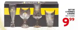 Trafic Set de 4 verres a biere offre
